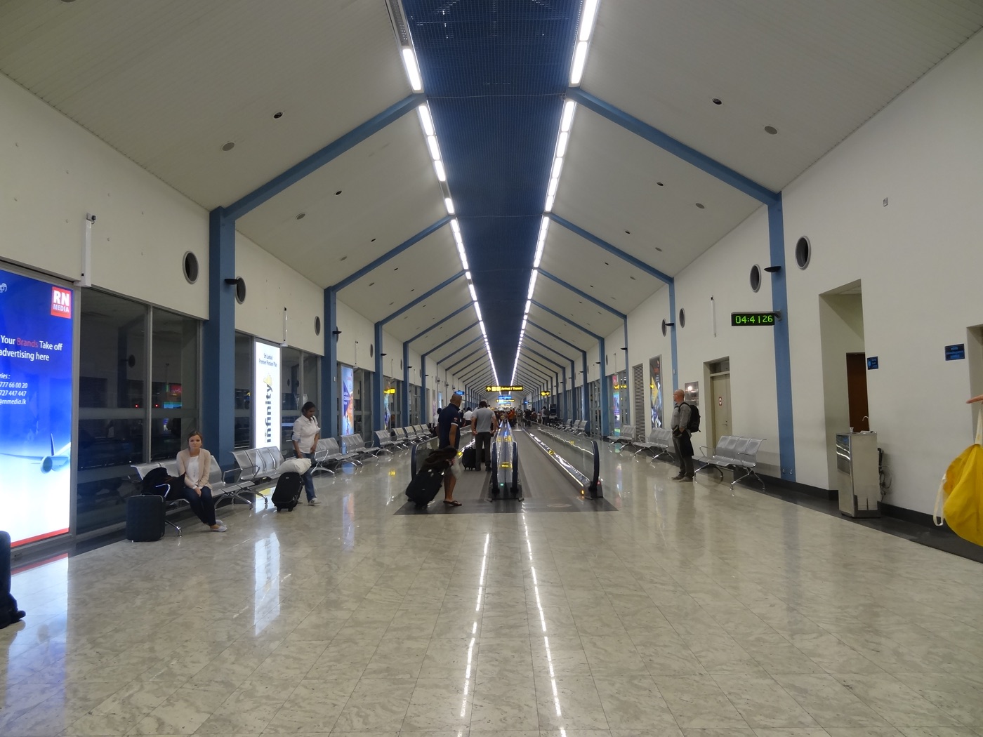Terminal interior at Bandaranaike International Airport, Sri Lanka
